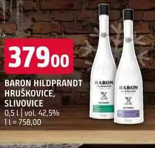 Terno Baron hildprandt hruškovice slivovice 0,5l nabídka