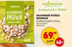 Penny Market Kalifornské pistácie NATURALIA nabídka