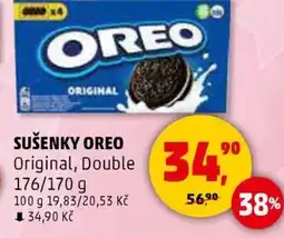 Penny Market Sušenky OREO original, double nabídka