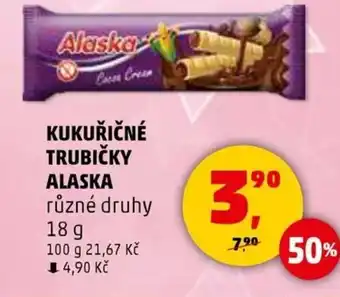 Penny Market Kukuřičné trubičky alaska nabídka