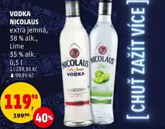 Penny Market VODKA NICOLAUS nabídka