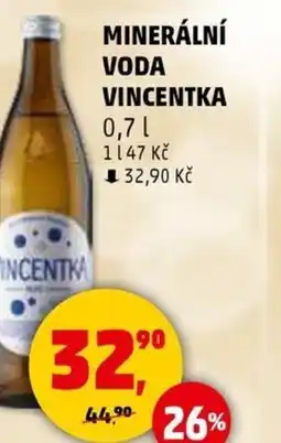 Penny Market Minerální voda vincentka nabídka