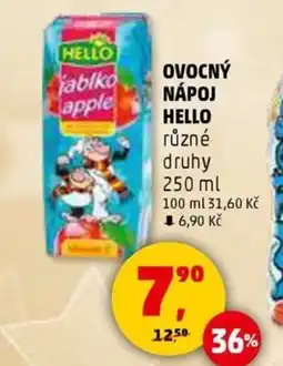 Penny Market Ovocný nápoj HELLO nabídka