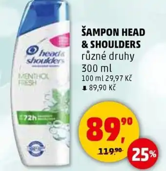 Penny Market Šampon HEAD & SHOULDERS nabídka