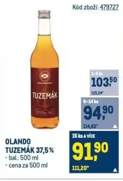 Makro Olando tuzemák 37,5% nabídka