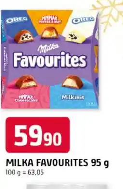 Trefa MILKA Favourites nabídka