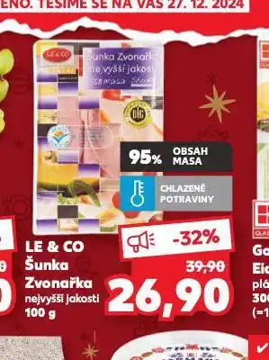 Kaufland Le & co šunka zvonařka nabídka