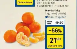 Tesco Mandarinky nabídka