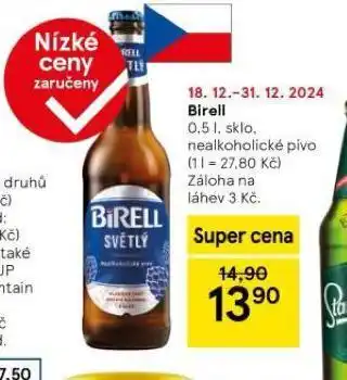 Tesco Birell nabídka