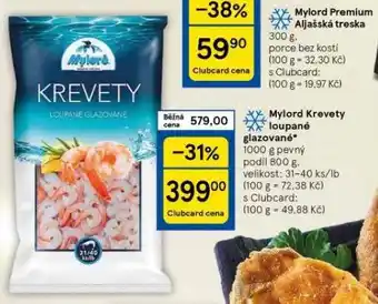 Tesco Mylord krevety glazované nabídka