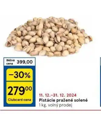 Tesco Pistácie pražené solené nabídka