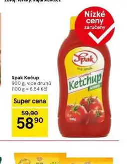 Tesco Spak kečup nabídka