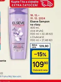 Tesco Loreal elseve šampon nabídka