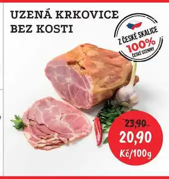 RABBIT řeznictví UZENÁ KRKOVICE BEZ KOSTI 100g nabídka