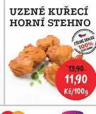 RABBIT řeznictví UZENÉ KUŘECÍ HORNÍ STEHNO 100g nabídka