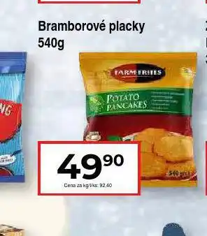 Hruška Bramborové placky nabídka