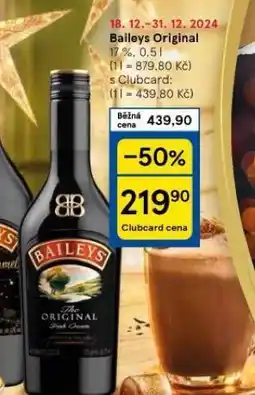 Tesco Baileys original nabídka