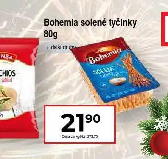 Hruška Bohemia solené tyčinky nabídka