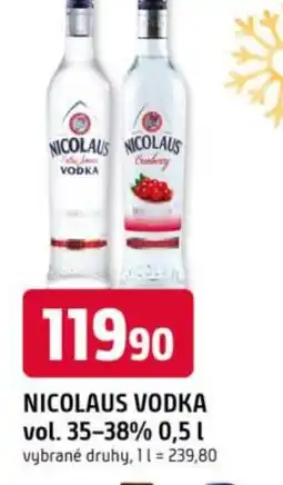 Trefa NICOLAUS Vodka vol. 35-38% nabídka