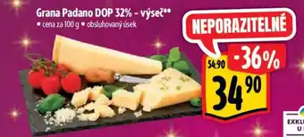 Albert Grana padano dop 32% - výseč nabídka