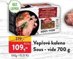 MP Krásno Vepřové koleno Sous-vide nabídka