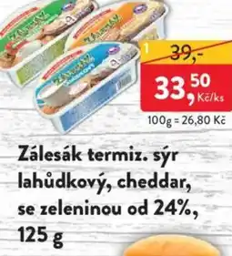 MP Krásno Zálesák termiz. sýr lahůdkový, cheddar, se zeleninou od 24% nabídka