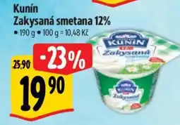 Albert KUNIN Zakysaná smetana 12% nabídka