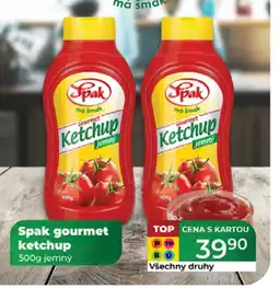 Tamda Foods Spak gourmet ketchup jemný nabídka