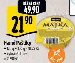 Albert HAMÉ Paštiky nabídka