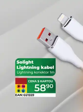 Tamda Foods Solight Lightning kabel nabídka