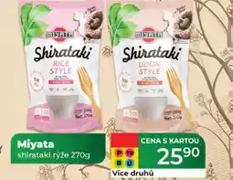 Tamda Foods Miyata shirataki rýže nabídka