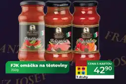 Tamda Foods FJK omáčka na těstoviny nabídka