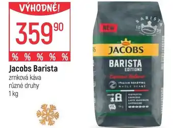 Globus Jacobs Barista zrnková káva nabídka