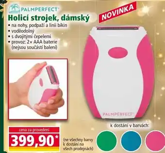 Norma PALMPERFECT Holicí strojek, dámský nabídka