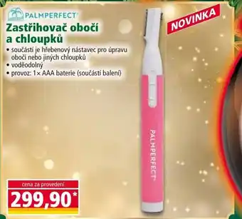 Norma PALMPERFECT Zastřihovač obočí a chloupků nabídka