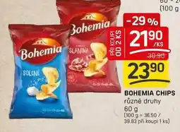 Flop BOHEMIA CHIPS různé druhy 60 g nabídka