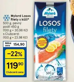 Tesco Mylord Losos filety s kůží, 500 g nabídka