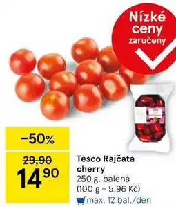 Tesco Tesco Rajčata cherry, 250 g, balená nabídka