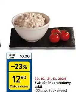 Tesco Sváteční Pochoutkový salát, 100 g. pultový prodej nabídka