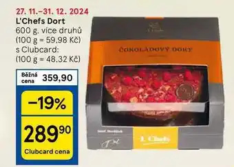 Tesco L'Chefs Dort, 600 g nabídka