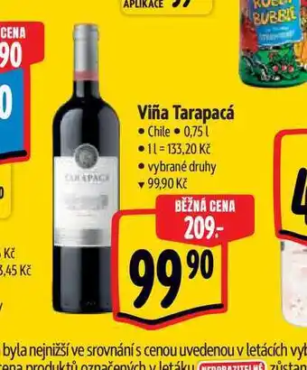 Albert Viña Tarapacá 0,75 l nabídka