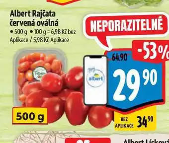 Albert Albert Rajčata červená oválná 500 g nabídka