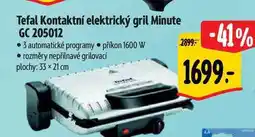 Albert Tefal Kontaktní elektrický gril Minute GC 205012 nabídka