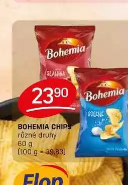 Flop BOHEMIA CHIPS různé druhy 60 g nabídka