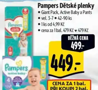 Albert Pampers Dětské plenky nabídka