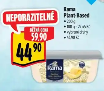 Albert RAMA Plant-based nabídka