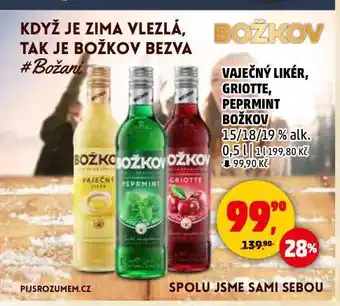 Penny Market Božkov vaječný likér nabídka