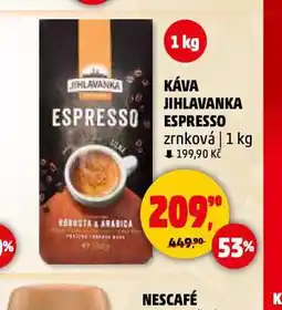 Penny Market Káva jihlavanka espresso zrnková nabídka