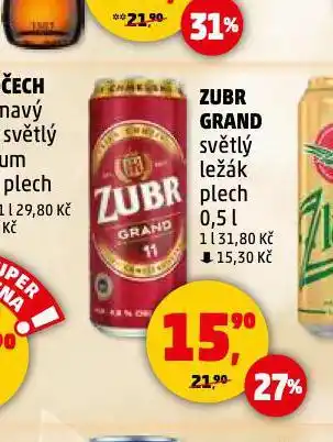 Penny Market Pivo zubr nabídka