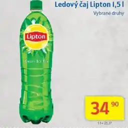 Kubík potraviny Ledový čaj Lipton nabídka